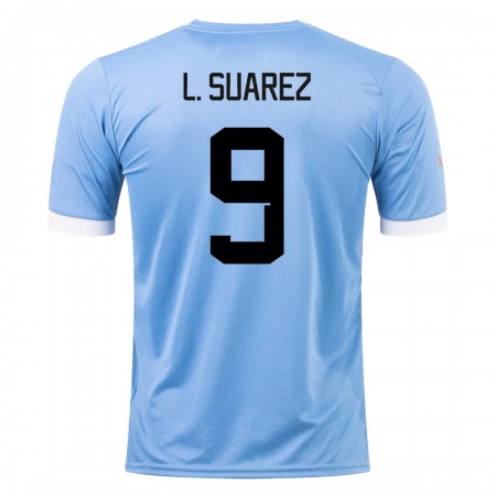 Uruguay L. SUAREZ 9 Hjemme VM 2022 - Fodboldtrøjer (S/S) Uruguay L. SUAREZ 9 Hjemme VM 2022 - Fodboldtrøjer (S/S)